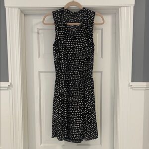 Banana Republic Black and White Polka Dot Dress - size XS